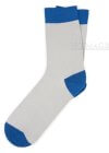 Бело-синие носки