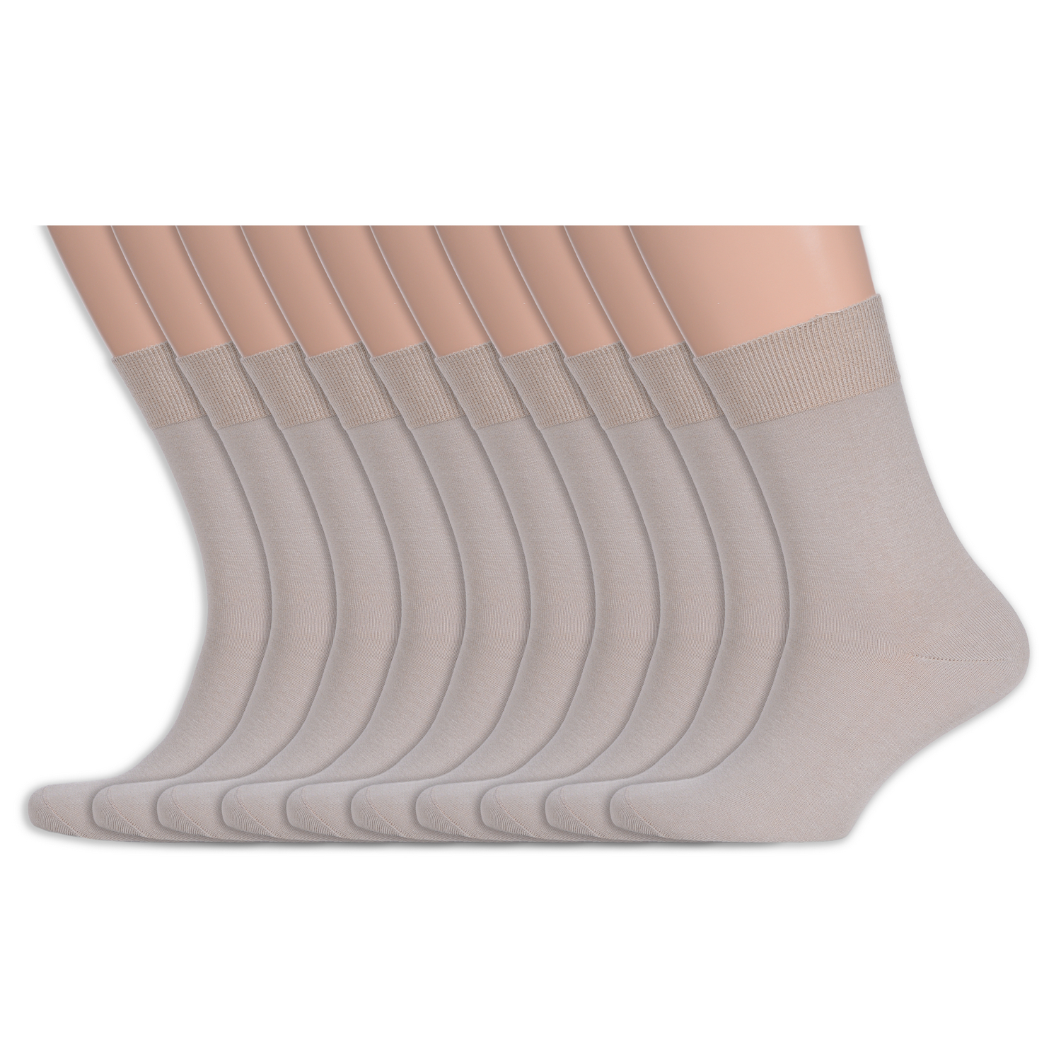 Комплект из 10 пар мужских носков ТМ CAVALLIERE (RuSocks)