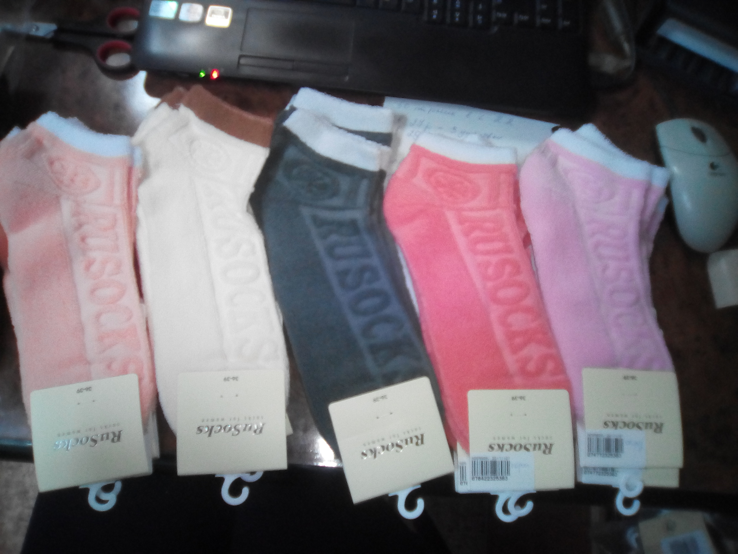 Комплект из 10 пар женских махровых носков RuSocks