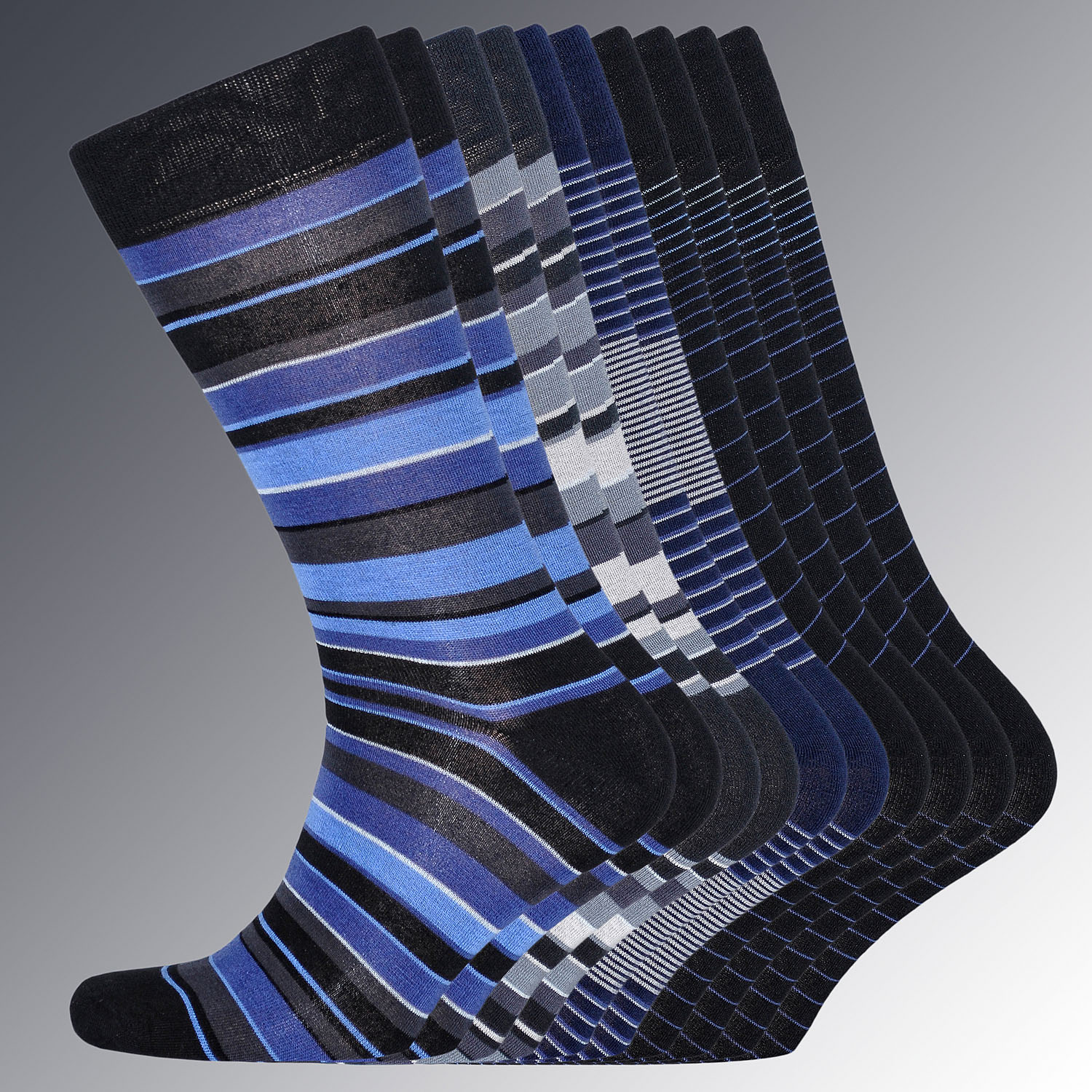 Комплект из 10 пар мужских носков RuSocks
