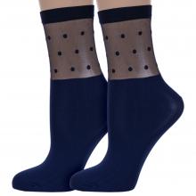Комплект из 2 пар женских носков Conte MARINO, темно-синие