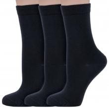 Комплект из 3 пар женских шерстяных носков Sergio Di Calze (PINGONS) ЧЕРНЫЕ