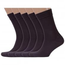 Комплект из 5 пар мужских носков LORENZLine КОРИЧНЕВЫЕ
