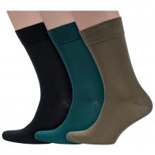 Комплект из 3 пар мужских носков Sergio Di Calze (PINGONS) из мерсеризованного хлопка микс 3