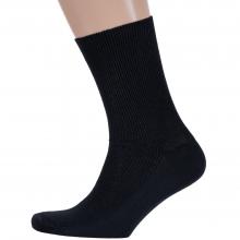 Мужские носки из 100% хлопка с ослабленной резинкой  Гамма  ЧЕРНЫЕ