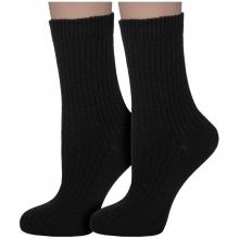 Комплект из 2 пар женских теплых носков Hobby Line 6199-03, ЧЕРНЫЕ