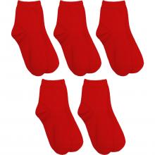 Комплект из 5 пар детских носков RuSocks (Орудьевский трикотаж) КРАСНЫЕ
