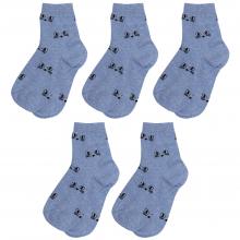 Комплект из 5 пар детских носков RuSocks (Орудьевский трикотаж) рис. 05, ДЖИНС