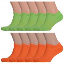 Комплект из 10 пар мужских носков с махровым мыском и пяткой Comfort (Palama) микс 3