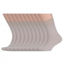Комплект из 10 пар мужских носков CAVALLIERE (RuSocks) ТЕМНО-БЕЖЕВЫЕ