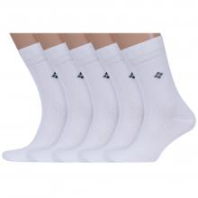 Комплект из 5 пар мужских носков ХОХ БЕЛЫЕ