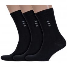 Комплект из 3 пар мужских носков VASILINA 2С4101, ЧЕРНЫЕ