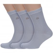 Комплект из 3 пар мужских носков VASILINA 2С4108, СВЕТЛО-СЕРЫЕ