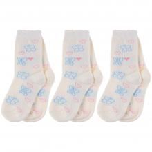 Комплект из 3 пар детских носков PARA socks N1D33, БЕЖЕВЫЕ