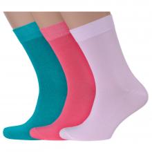 Комплект из 3 пар мужских носков  Нева-Сокс  без фабричных этикеток микс 4