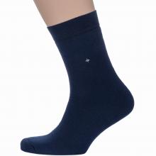 Мужские махровые носки RuSocks (Орудьевский трикотаж) ТЕМНО-СИНИЕ