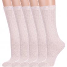 Комплект из 5 пар женских носков  Красная ветка  БЕЖЕВЫЕ