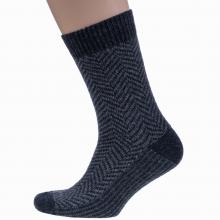 Мужские полушерстяные носки RuSocks (Орудьевский трикотаж) ЧЕРНЫЕ