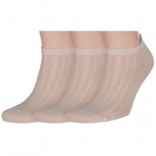 Комплект из 3 пар мужских носков LORENZLine БЕЖЕВЫЕ