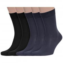 Комплект из 5 пар мужских носков RuSocks (Орудьевский трикотаж) из модала микс 3