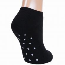 Женские махровые носки RuSocks (Орудьевский трикотаж) ЧЕРНЫЕ с точками
