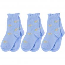 Комплект из 3 пар детских носков PARA socks N1D52, ГОЛУБЫЕ