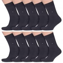 Комплект из 10 пар мужских махровых носков RuSocks (Орудьевский трикотаж) ГРАФИТОВЫЕ