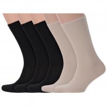 Комплект из 5 пар мужских медицинских носков LORENZLine микс 2