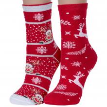 Комплект из 2 пар женских носков Красная ветка микс 2