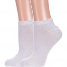 Комплект из 2 пар женских носков Hobby Line СЕРЕБРИСТЫЕ