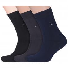 Комплект из 3 пар мужских махровых носков RuSocks (Орудьевский трикотаж) микс 1