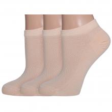 Комплект из 3 пар женских носков LORENZLine КРЕМОВЫЕ