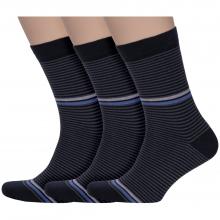 Комплект из 3 пар мужских носков VASILINA 2С4109, ЧЕРНЫЕ