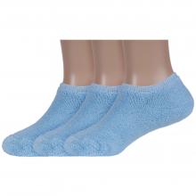 Комплект из 3 пар детских махровых носков ХОХ СВЕТЛО-ГОЛУБЫЕ