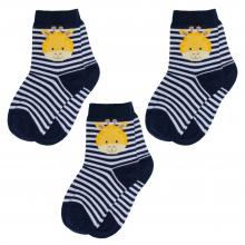 Комплект из 3 пар детских носков RuSocks (Орудьевский трикотаж) рис. 02, ТЕМНО-СИНИЕ