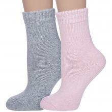 Комплект из 2 пар детских махровых носков Hobby Line микс 1