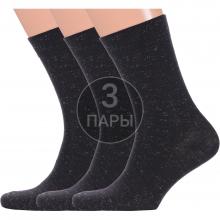 Комплект из 3 пар мужских носков «Красная ветка» ЧЕРНЫЕ