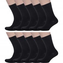 Комплект из 10 пар мужских носков Flappers Peppers ЧЕРНЫЕ
