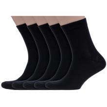 Комплект из 5 пар мужских носков  Особо прочные  (Челны Текстиль) ЧЕРНЫЕ