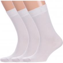 Комплект из 3 пар мужских носков GRAND LINE СВЕТЛО-СЕРЫЕ