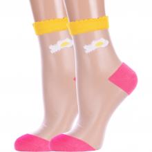 Комплект из 2 пар женских носков Hobby Line РОЗОВЫЕ
