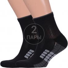 Комплект из 2 пар спортивных носков с махровым следом PARA socks ЧЕРНЫЕ