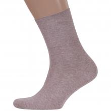 Мужские носки с анатомической резинкой RuSocks (Орудьевский трикотаж) ТЕМНО-БЕЖЕВЫЕ