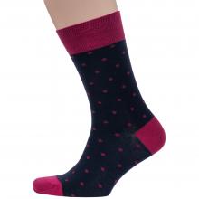 Мужские носки Grinston socks (PINGONS) БОРДОВЫЕ
