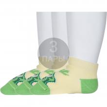 Комплект из 3 пар детских носков  Борисоглебский трикотаж  ЖЕЛТЫЕ