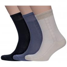 Комплект из 3 пар мужских носков  НАШЕ  Смоленской чулочной фабрики микс 1
