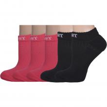 Комплект из 5 пар женских носков с махровыми мыском и пяткой Palama микс 2