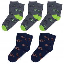 Комплект из 5 пар детских носков RuSocks (Орудьевский трикотаж) микс 6