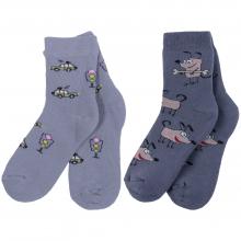 Комплект из 2 пар детских махровых носков Брестские (БЧК) микс 35