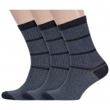 Комплект из 3 пар мужских носков Альтаир СЕРЫЕ